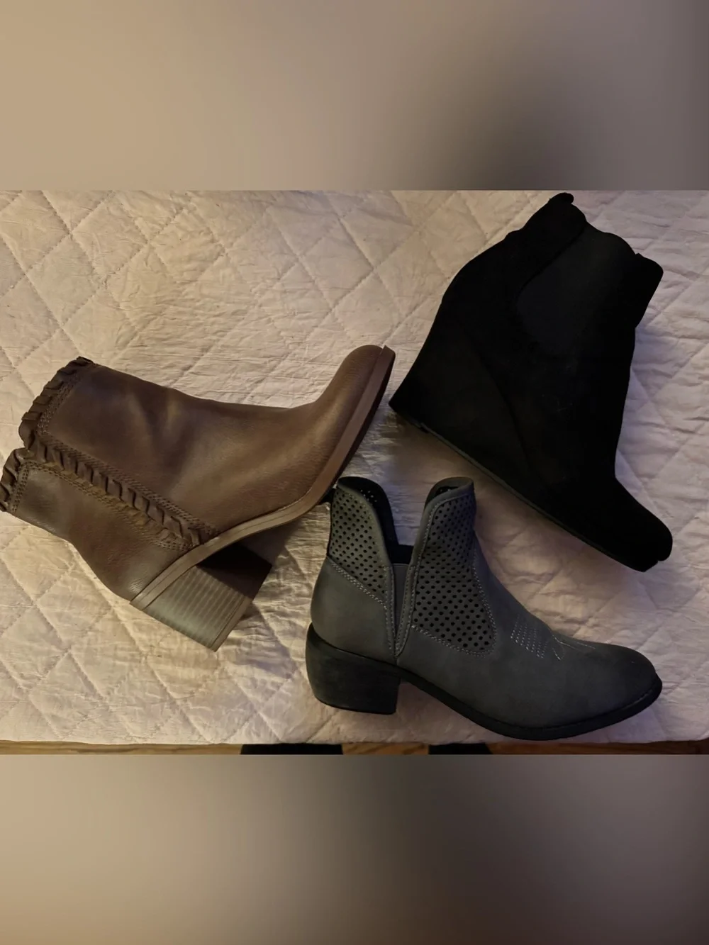 Set of 3 Women’s boots various styles
